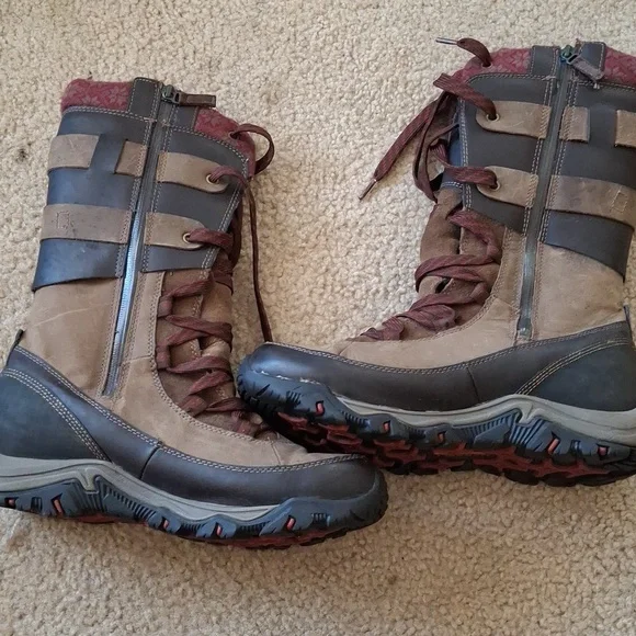 MERRELL Women's Polarand RovePeak WP Winter Boots Size 11 - Picture 2 of 5